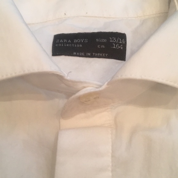Zara Shirts & Tops Zara Boys Classic White Button Down Shirt Poshmark